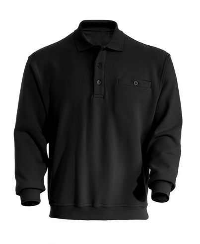 Buttoned Sweatshirt