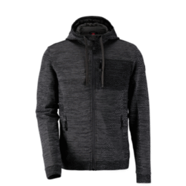 Windbreaker Hooded Knitted Jacket